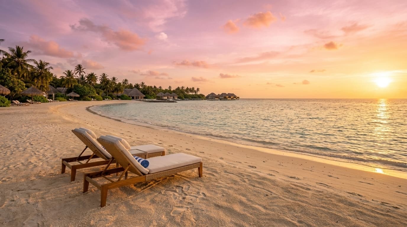 Beachfront · Golden hour